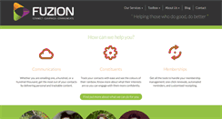 Desktop Screenshot of fuzion.co.nz