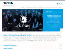 Tablet Screenshot of fuzion.ie